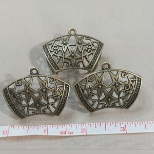 Brass Extra Large Connectors For Pendant Bails Scarf Jewelry Crafts